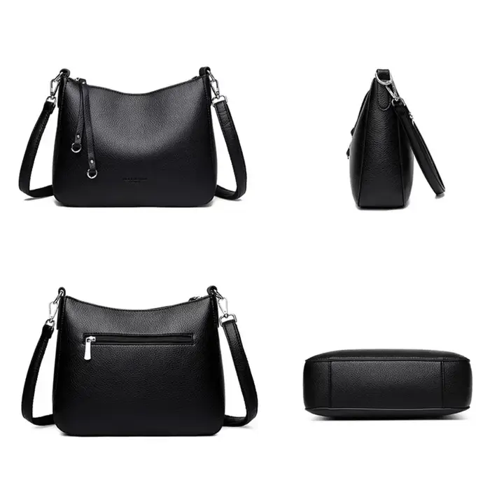 Sacs à bandoulière en cuir souple pour femmes