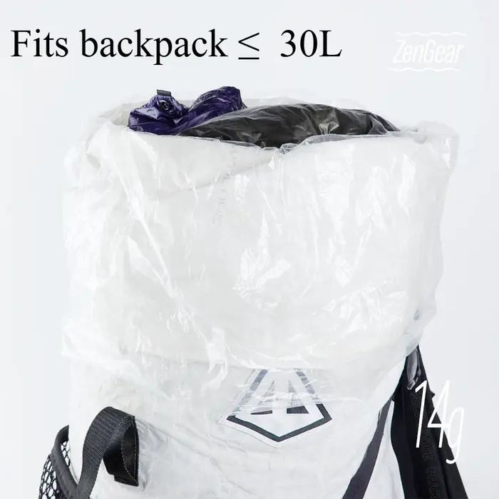 Sac à dos doublé d'emballage ultraléger 14g