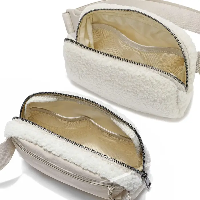 Sac de ceinture en polaire d'hiver pour partout
