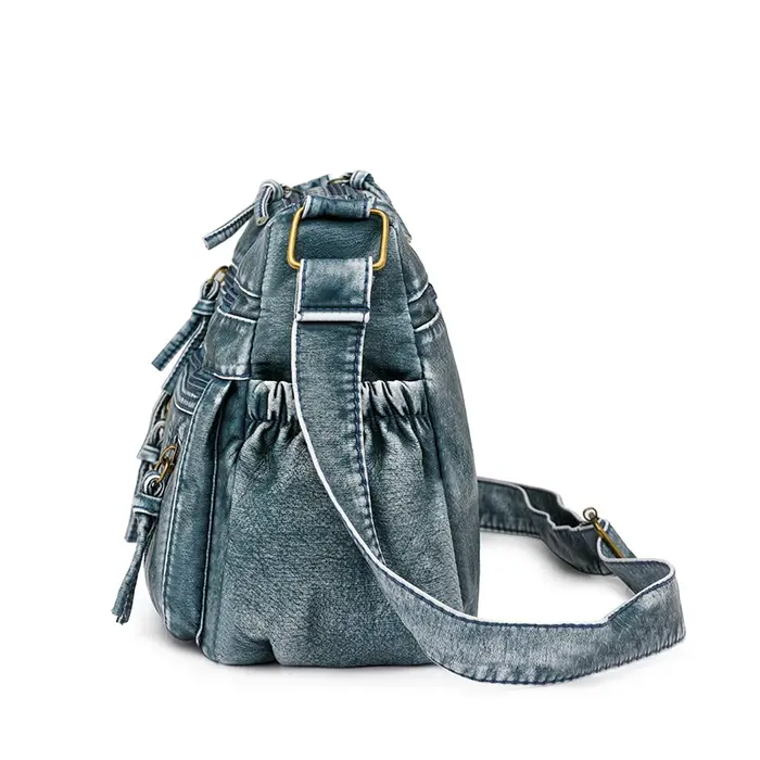 Sac à main vintage décontracté en cuir PU pour femme