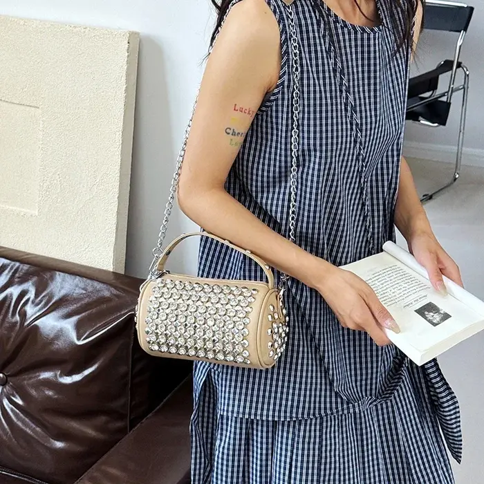 Sac rond noir pour femmes