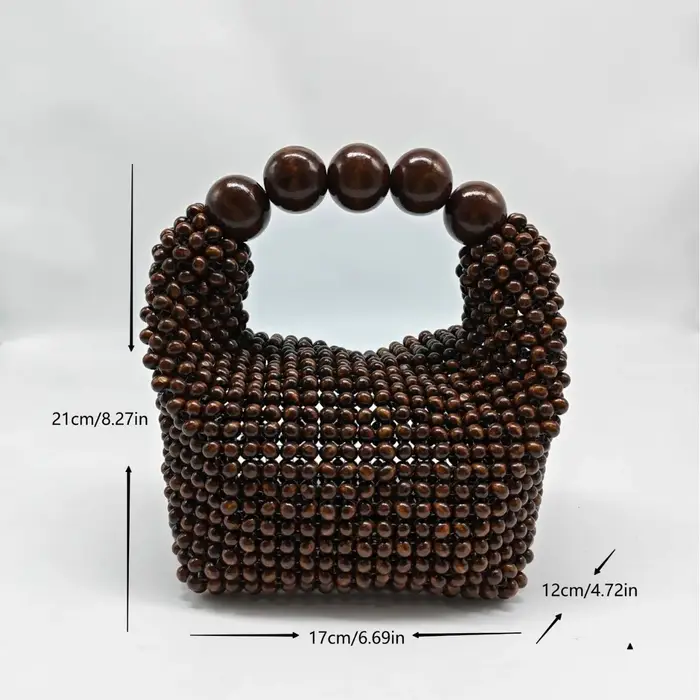 Sac à main perlé fait main pour femme