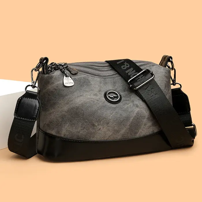 Sac à main en cuir de bonne qualité pour femmes, sacoche de luxe, fourre-tout multicouche de grande