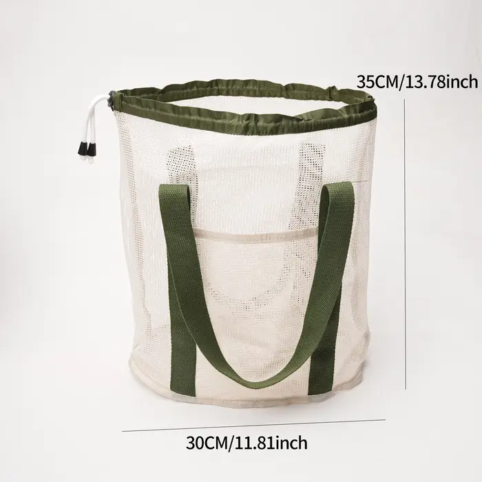 Sac de plage de grande capacité avec une conception en maille résistante au sable