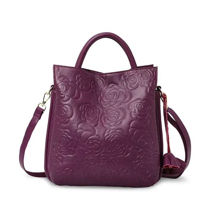 Sac à Main à Motif Tissé Noir pour Femme