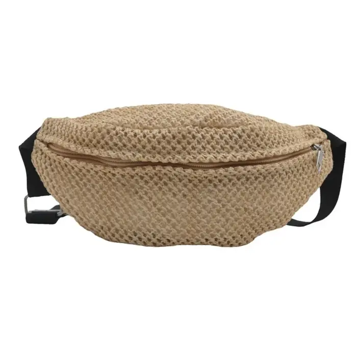 Sac banane tressé de vacances