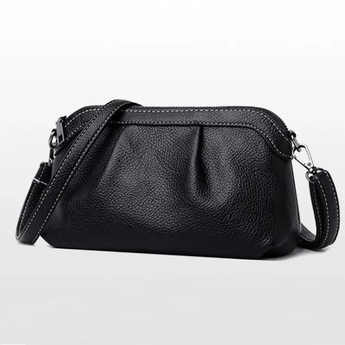 Sac à bandoulière élégant texturé pour femmes, pour un usage quotidien, les déplacements, élégant, C