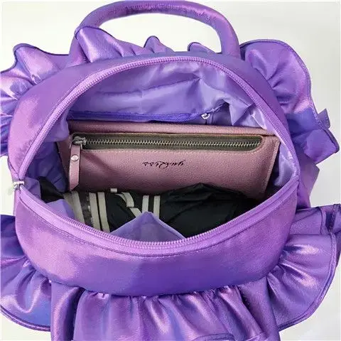 Sac à main gothique violet Y2K pour femme