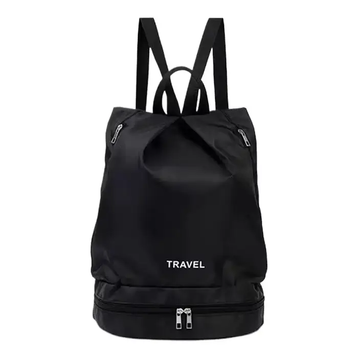Sac de natation à séparation sec-humide, sac à dos de sport étanche avec compartiment à chaussures,