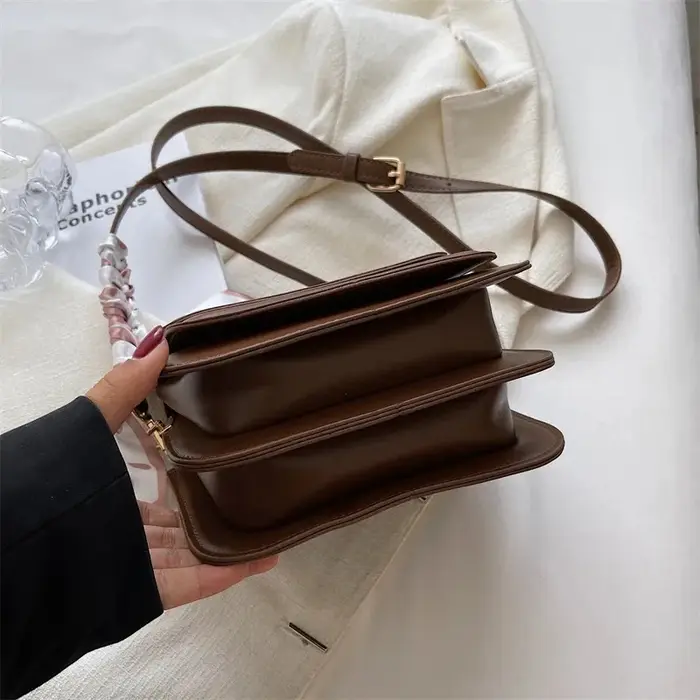 Sac bandoulière carré tendance