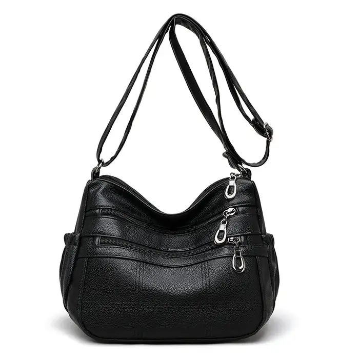 Sac à main en cuir souple pour femme