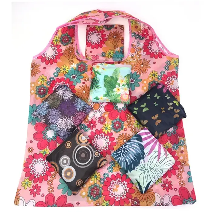 Sac de courses pliable et écologique imprimé à la mode
