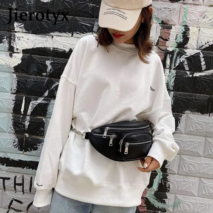 Sac banane en cuir pour femme