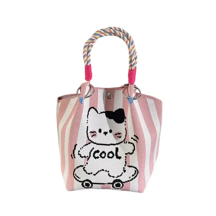 Sac seau tricoté pour femmes