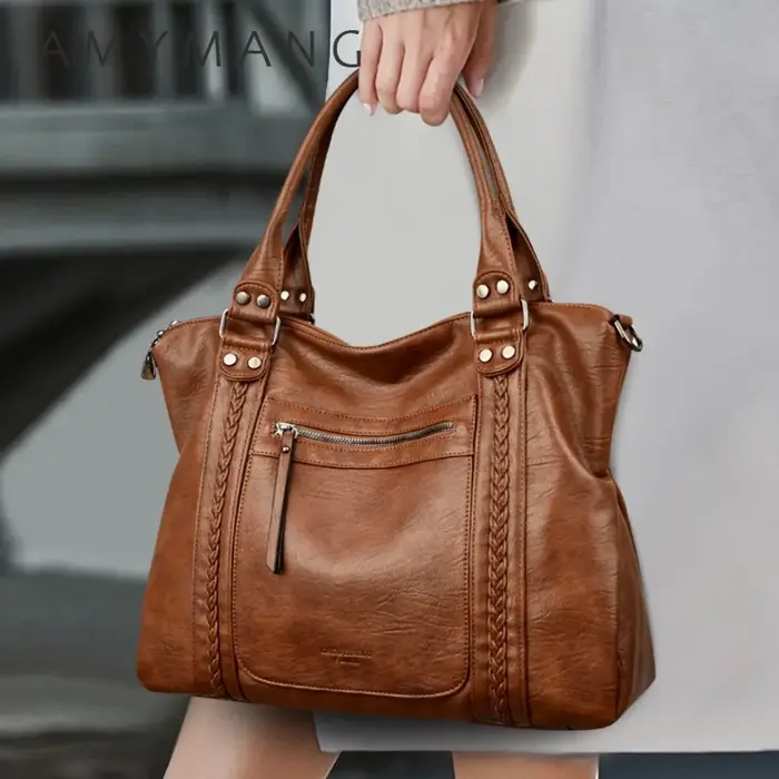 Véritable marque en cuir souple épaule sacs à bandoulière pour femmes chaud luxe sac à main