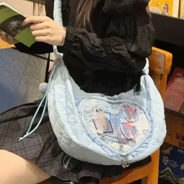 Sac à main rose plissé pour femmes