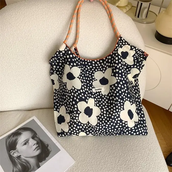 Sac de shopping à bandoulière de grande capacité pour femmes