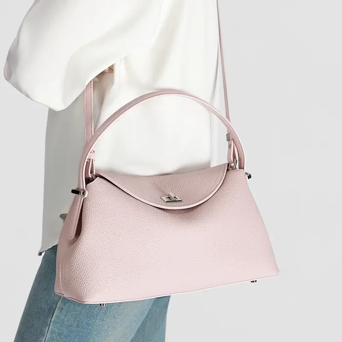 Sac fourre-tout en cuir véritable pour femme, grande capacité, sac à bandoulière en cuir de vachette