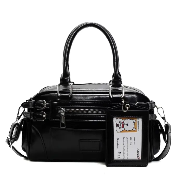 Design élégant brillant PU carré épaule et sacs à bandoulière solide fermeture éclair chaud à la mode Designer Style