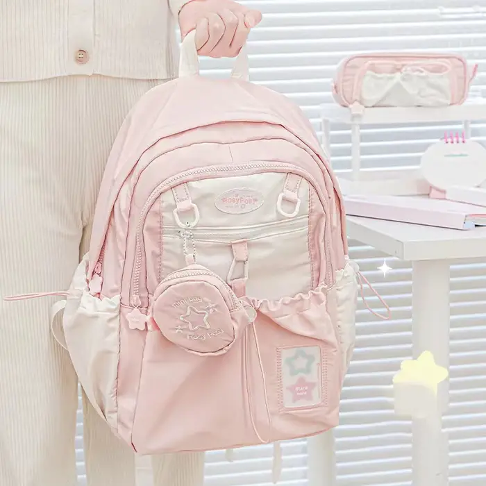 Sac à dos de Style crème pour étudiants d'apparence élevée