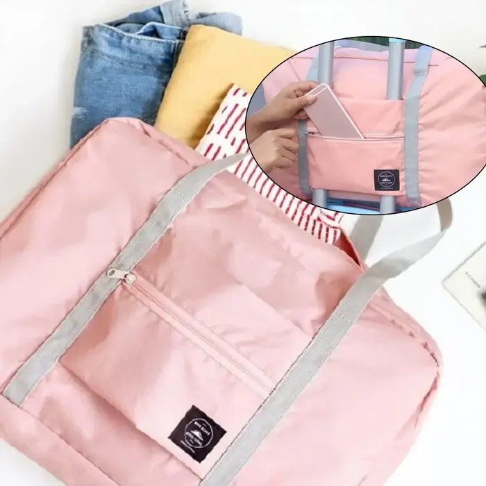 Sac de voyage pliable réutilisable grand format à motif imprimé graphique