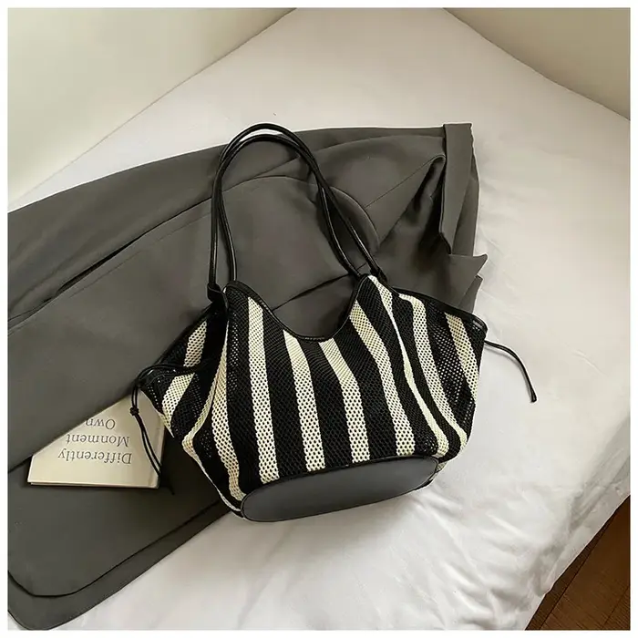 Sac fourre-tout d'été à carreaux pour femme