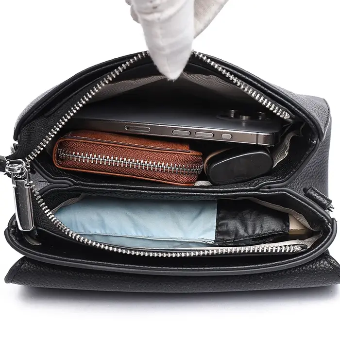 100% en cuir véritable de luxe femmes fourre-tout sacs mode femme épaule Sac à bandoulière concepteur