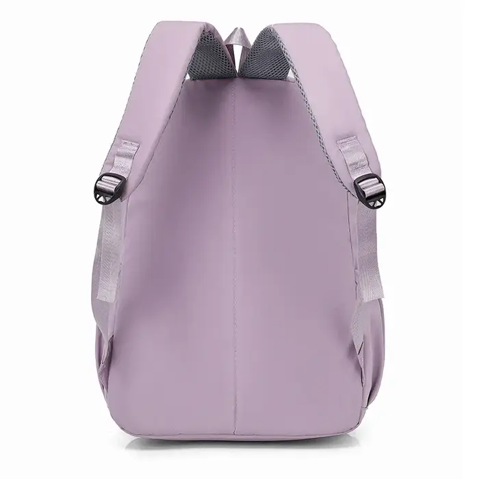 Sac à dos tendance de couleur unie pour étudiants