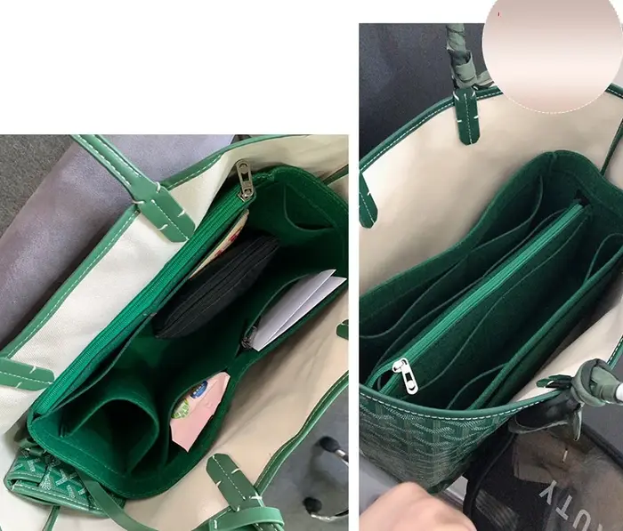 Organisateur de sac à insérer en feutre