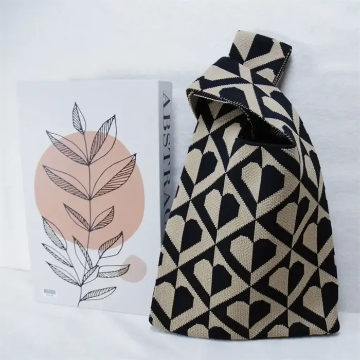 Sac à Main en Tricot de Grande Capacité