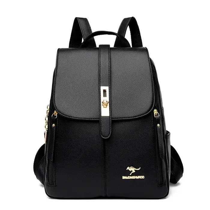 Femmes grande capacité sac à dos de haute qualité en cuir Vintage sacs pour femmes sacs d'école voya