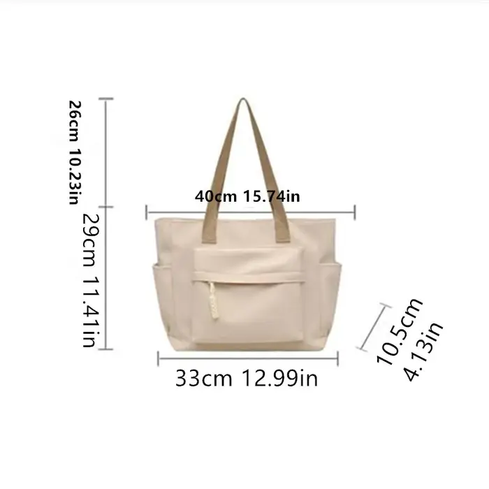 Sac fourre-tout en nylon avec plusieurs poches
