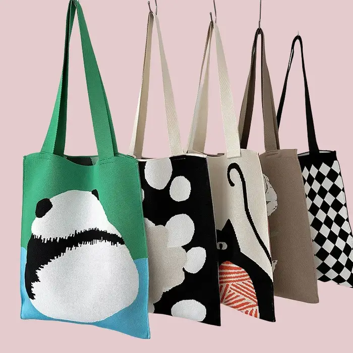 Sac en tricot à la mode pour femme
