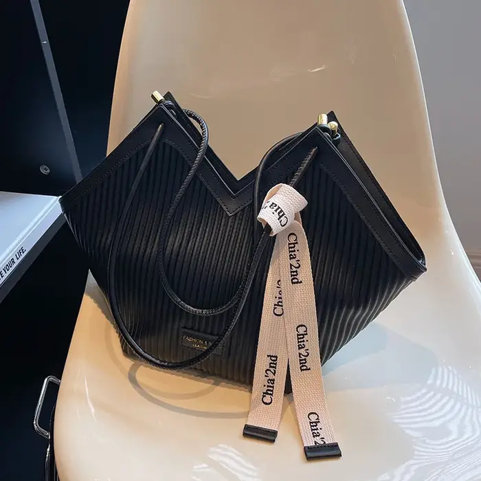 Grand sac de Style coréen pour femmes, sac en toile décontracté assorti avec tout, sac à bandoulière