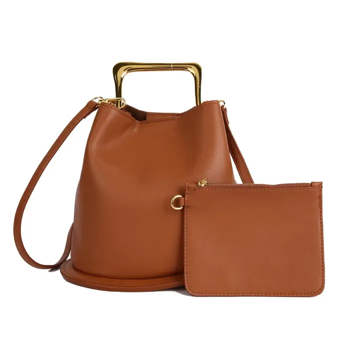 2025 mode nouveau Style chaud PU solide seau épaule et sacs à bandoulière Super Cool conception Unique
