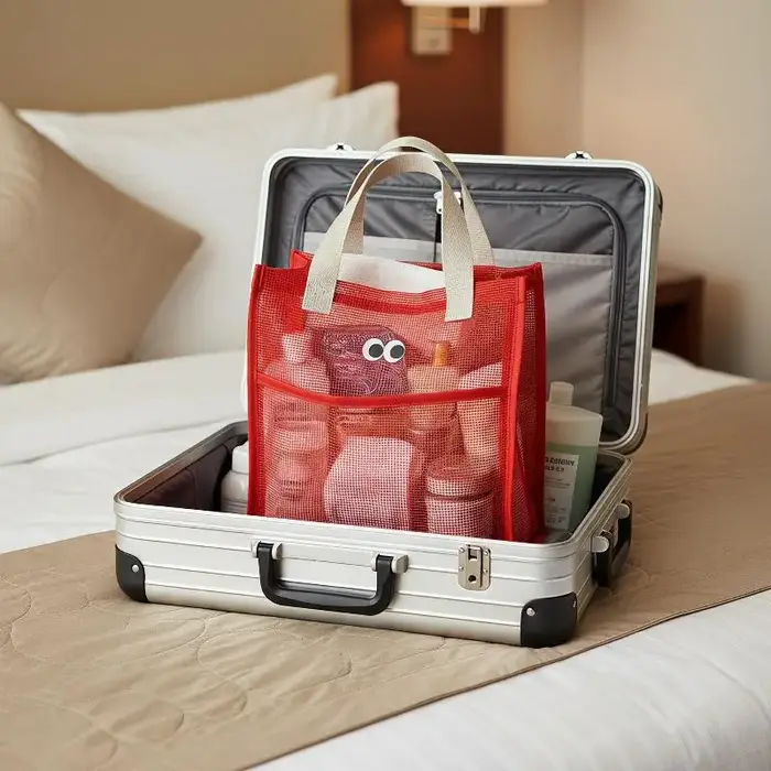 Sac fourre-tout en maille avec décoration œil mignon
