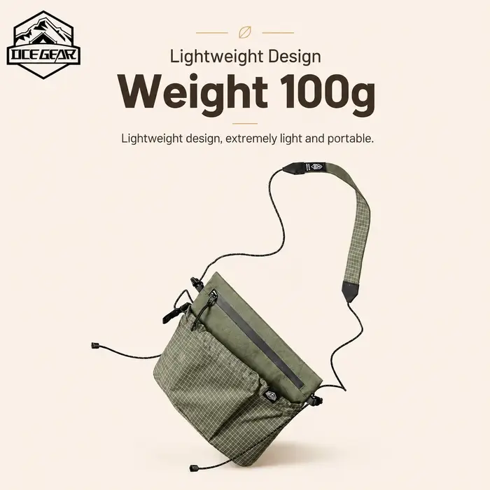 Sac à bandoulière léger imperméable X Pac en Nylon Ripstop petit sac