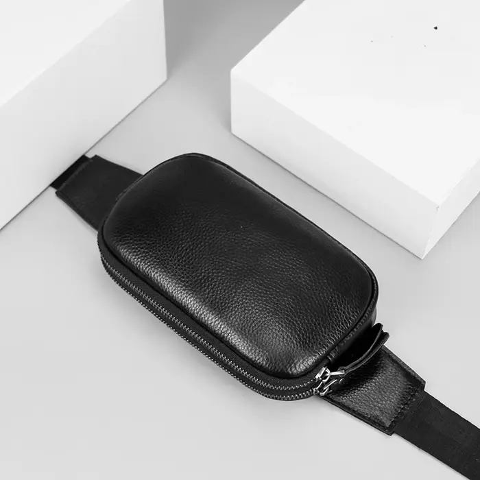 Sac banane en cuir pour hommes et femmes