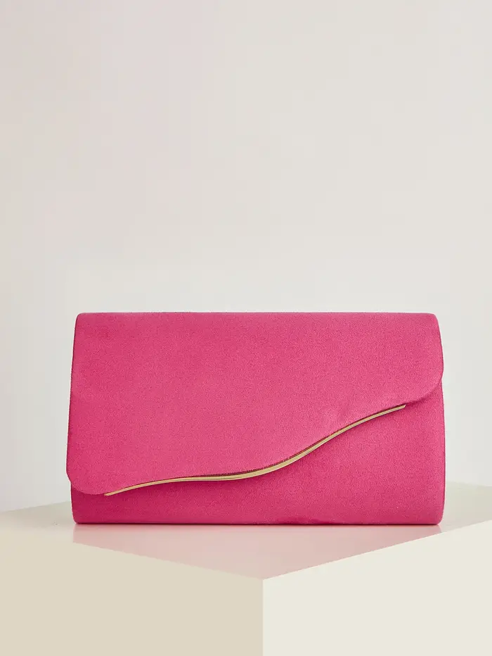 Pochette en velours tendance pour femme