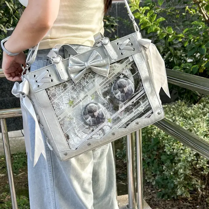Bandage Bow épaule Ita Sac haute capacité Sac Femme utilisation quotidienne Bolso sacs originaux