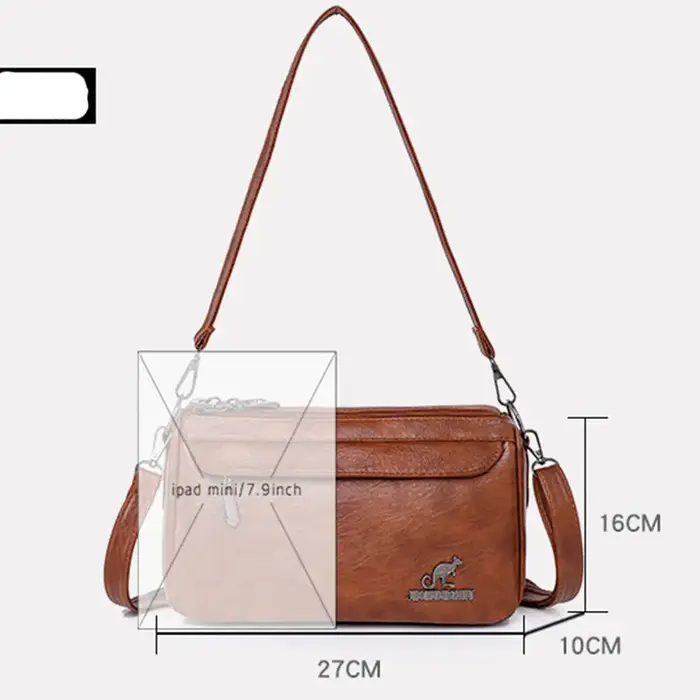 Sac à main en cuir PU pour femme