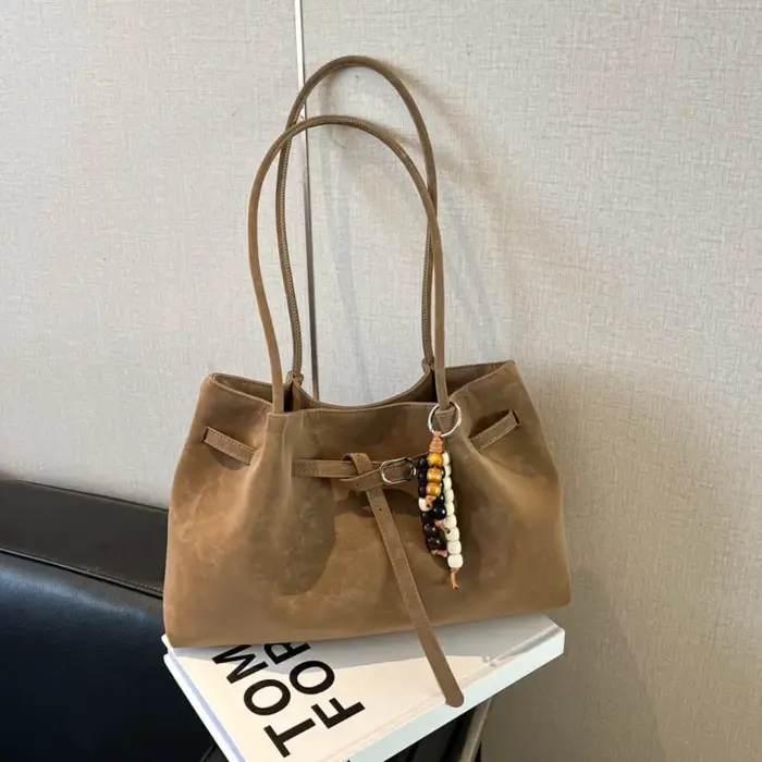 Sac à bandoulière en daim/cuir PU