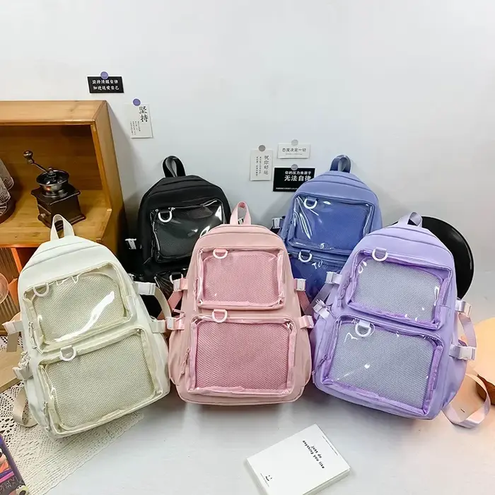 Japonais Kawaii Itabag femmes nouveau 2024 sac à dos Transparent