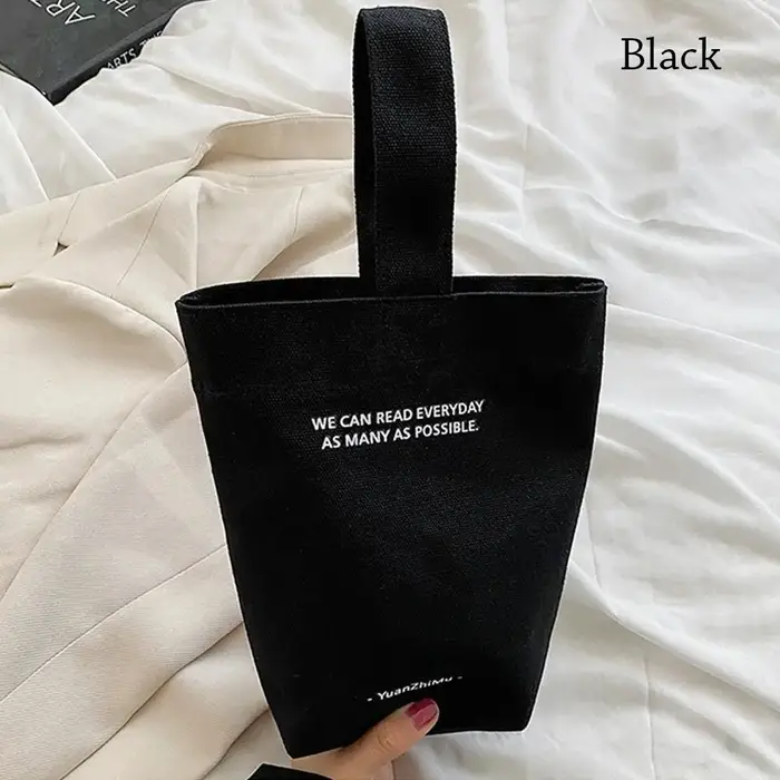 Sacs à main décontractés toile épaule sacs à bandoulière grande capacité Shopper sac lettres épaule