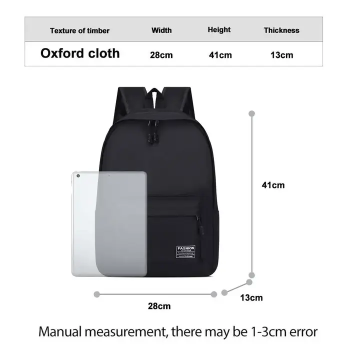 Sac à dos minimaliste décontracté