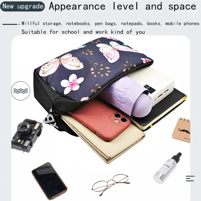 Sac à bandoulière Chic et élégant à motif Floral