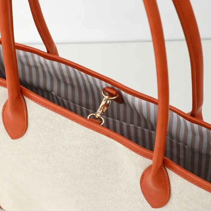Sac à main de plage en lin pour femmes
