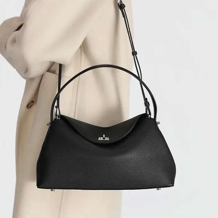 Sac fourre-tout en cuir véritable pour femme, grande capacité, sac à bandoulière en cuir de vachette