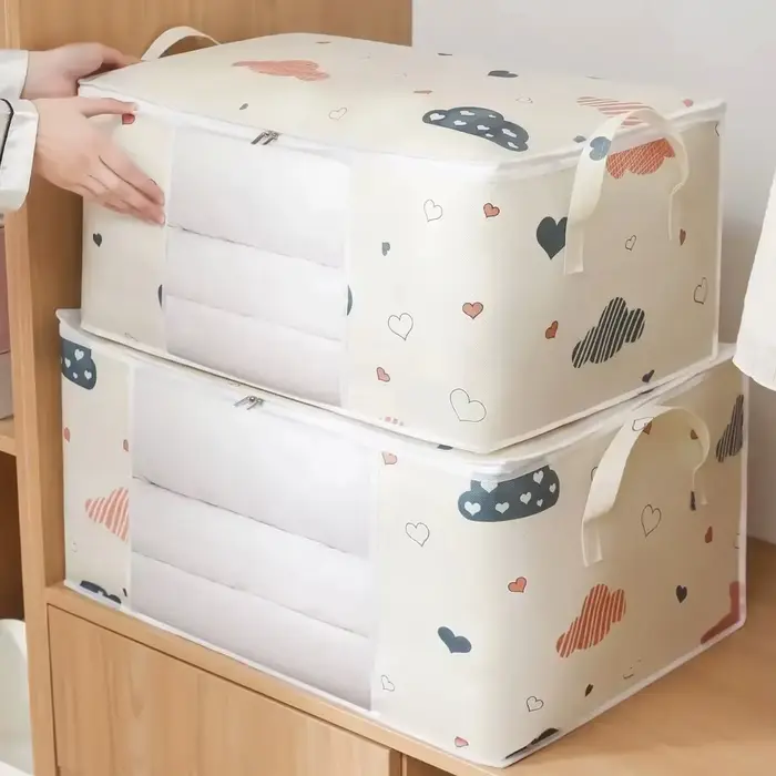 Sac de rangement pour couettes et vêtements