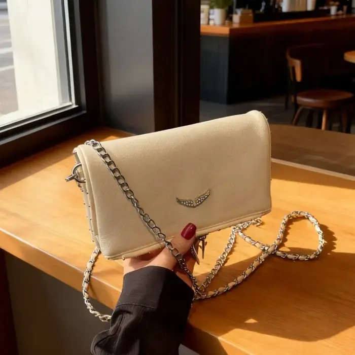 Sac à bandoulière mini de créateur pour femme, pochette à chaîne, en cuir de luxe, réglable, fabrica